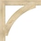 Ekena Millwork Thorton Block Rough Sawn Bracket, Douglas Fir, 4"W x 32"D x 32"H BKT04X32X32THR05RDF - alternate 3